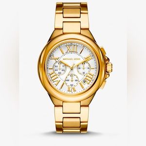 MICHAEL KORS Oversized Camille Gold-Tone Watch